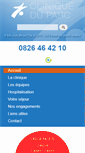 Mobile Screenshot of clinique-du-parc.fr